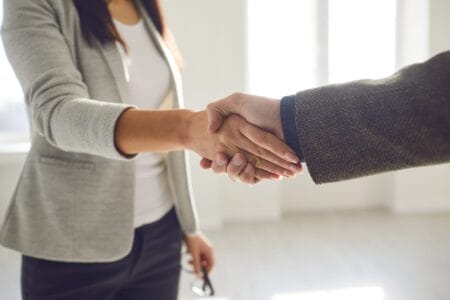 People shaking hands